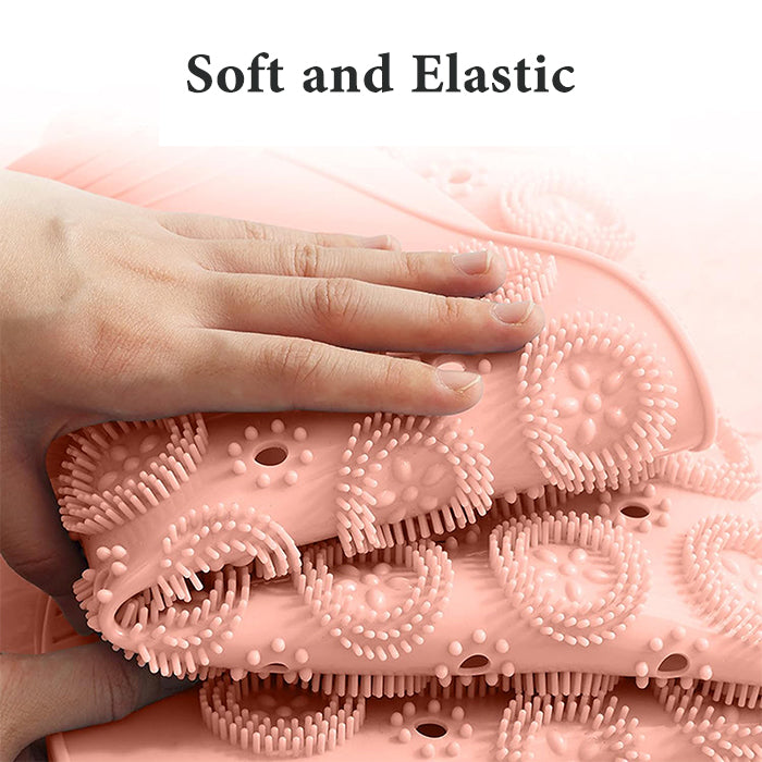 Non-Slip Round Shower Mat soft and elastic