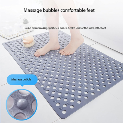 Non-slip Extra Long Bathroom Shower Mat massage bubbles 