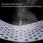 Non-slip Extra Long Bathroom Shower Mat thermoplastic elastic body material