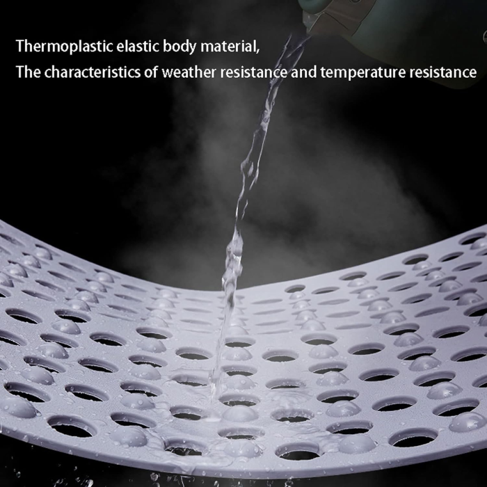 Non-slip Extra Long Bathroom Shower Mat thermoplastic elastic body material