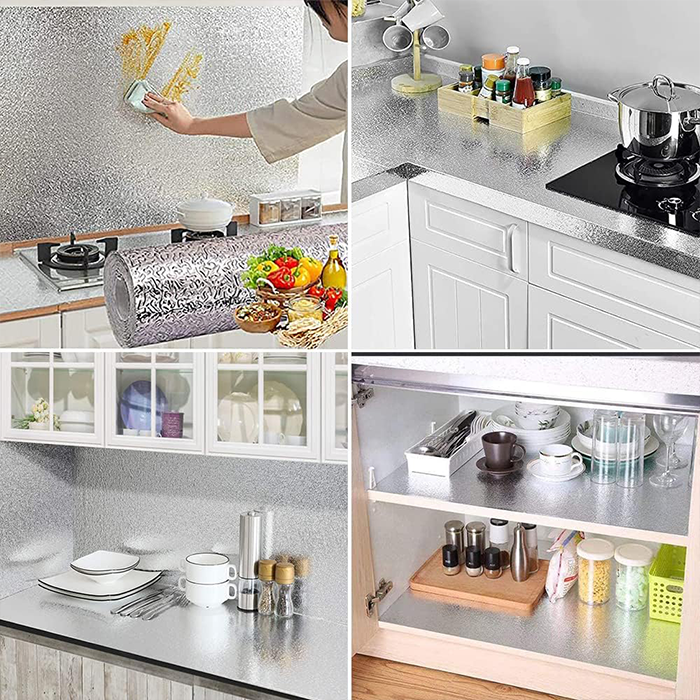 Oil Proof Wall Stickers for Kitchen Back-splash Kitchen Wallpaper Peel and Stick easy to stick