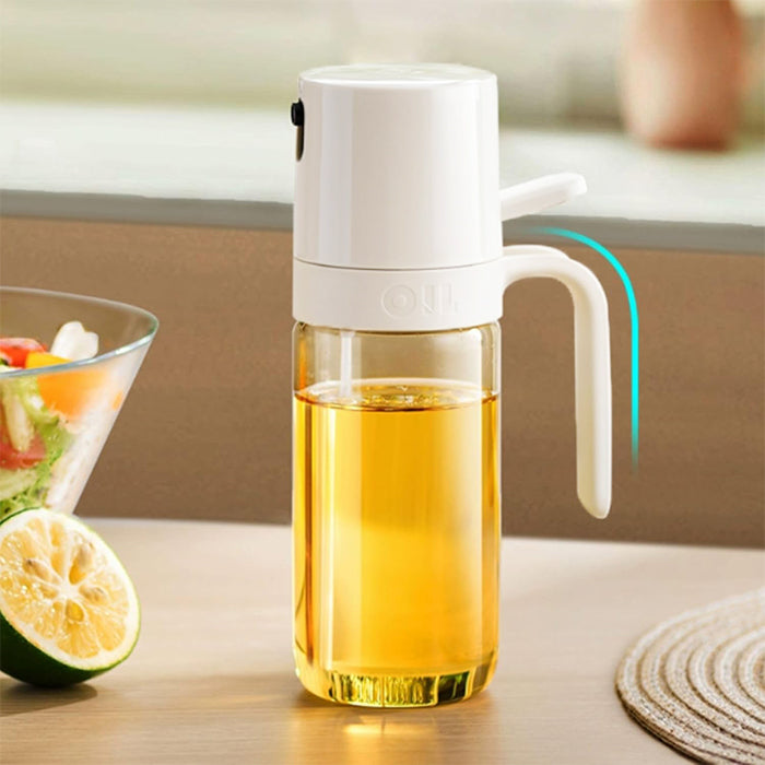 Oil Spray Bottle Household Frying Oil Spray Bottle Glass Oil Tank Durable