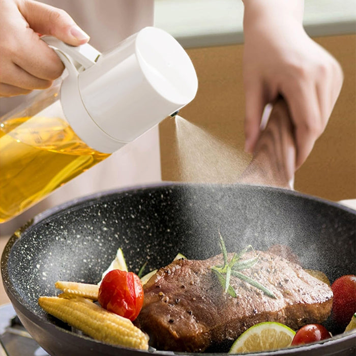 Oil Spray Bottle Household Frying Oil Spray Bottle Glass Oil Tank Multipurpose use