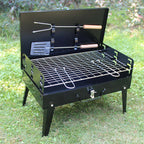 BBQ Grill with built-in grill toaster for easy outdoor cooking, durable design from Homesouq Qatar