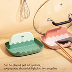 Pan Lid Holder Supports Spoons Pot Cover Rests Spatula Stand For Kitchen Convenience Utensils Tools  for kitchen supplies