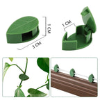 Plant Climbing Wall Fixture Clips, Self-Adhesive Invisible Support Hook for Wiring dimensions