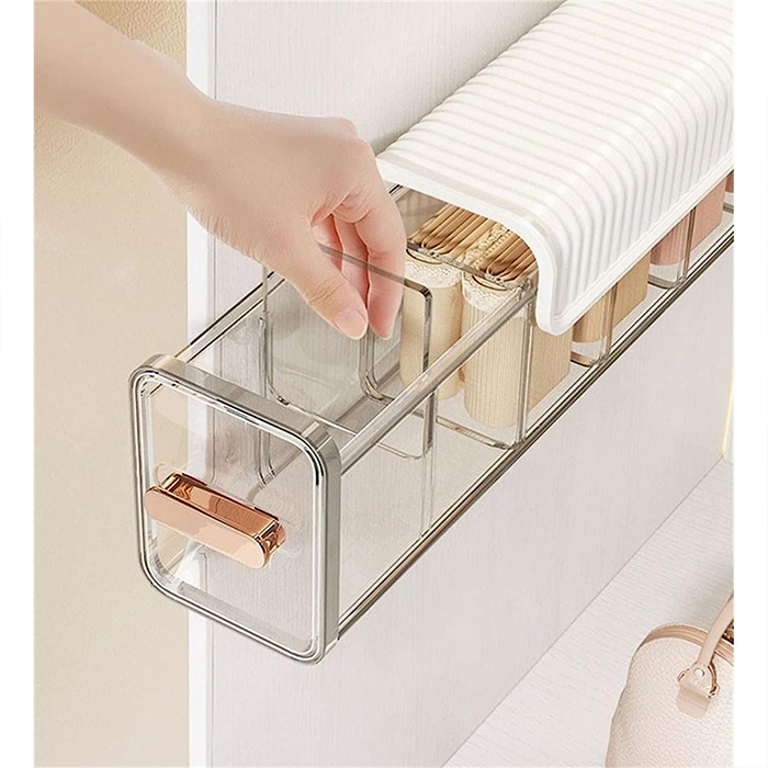 Plastic Punch-Free Multifunctional Seasoning Storage Box | Switchable