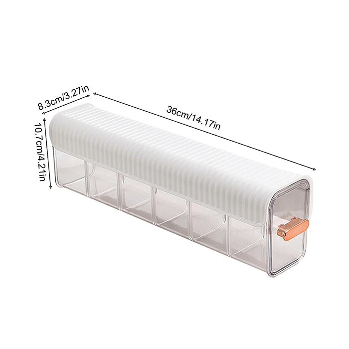 Plastic Punch-Free Multifunctional Seasoning Storage Box | Switchable Dimensions
