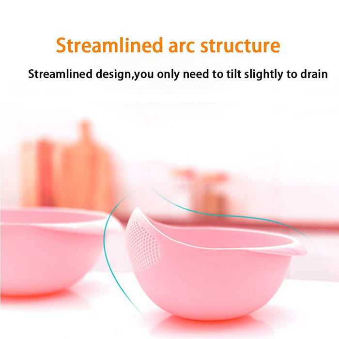 Plastic Rice Washing Colander Strainer Basket for Rice, Vegetables, and Fruits strong basket unbreakable