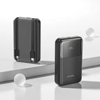 Porodo 10000 mAh 18W Powerbank with Type C and Lightning Cable 22.5W PD
