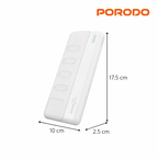 Black 10000mah powerbank,usb a output with slim design, portable 10000mah slim power bank,type a usb charging Qatar