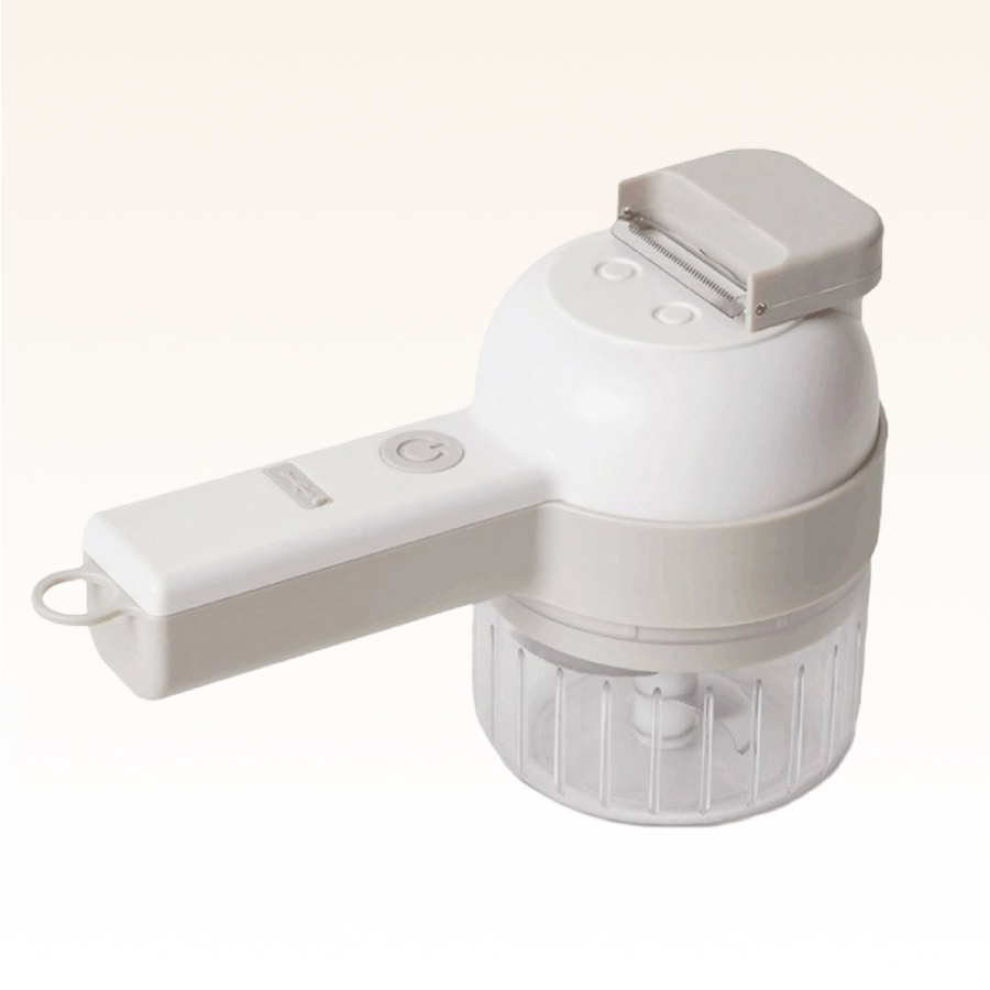 Porodo LifeStyle 45W 4in1 Portable Food Chopper - White
