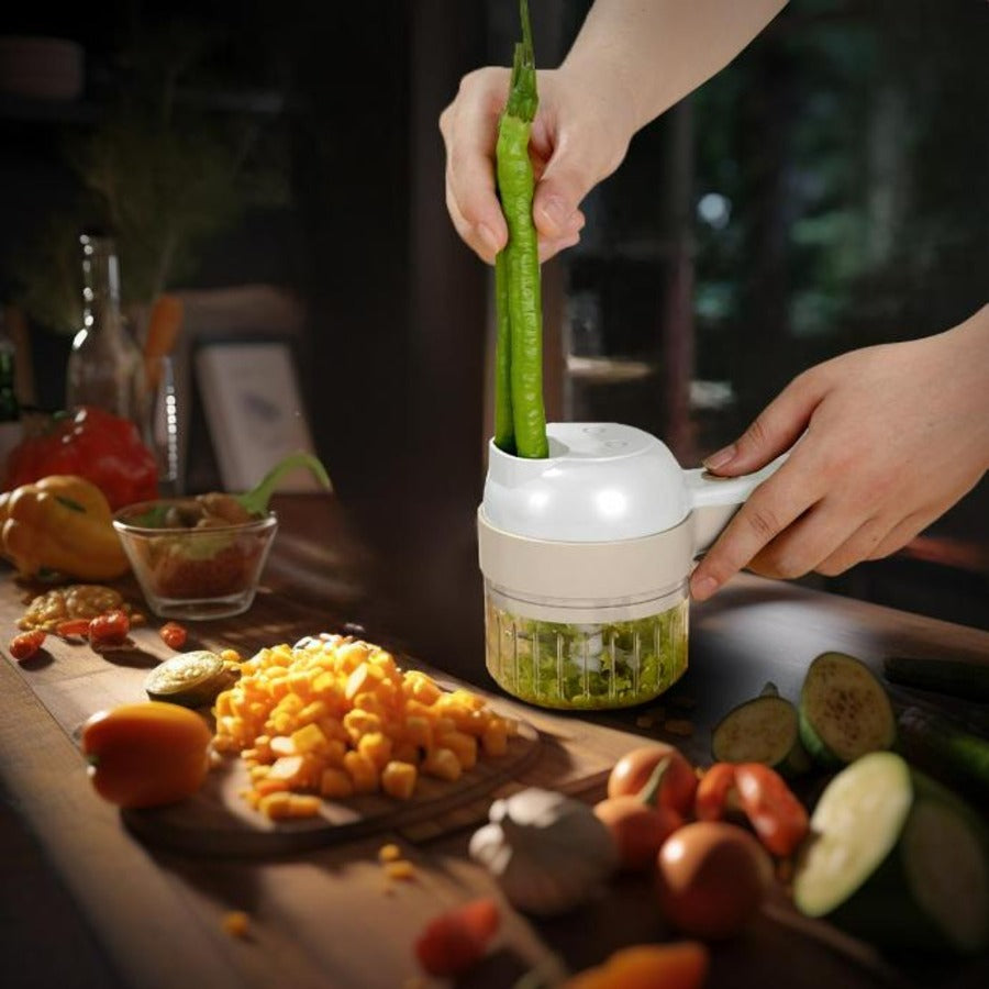 Porodo LifeStyle 45W 4in1 Portable Food Chopper Easy cleaning
