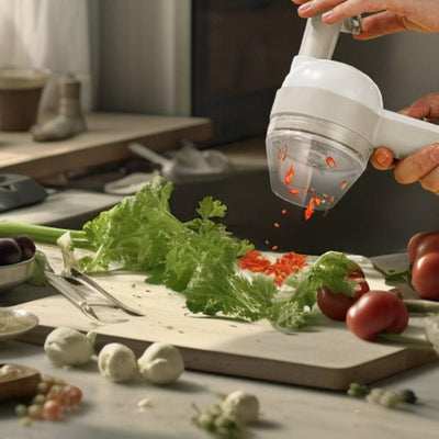 Porodo LifeStyle 45W 4in1 Portable Food Chopper  Quick and efficient
