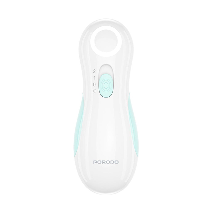 Porodo Lifestyle Baby Bail Trimmer, 360 Gentle Rotation, Integrated Night Light, Ergonomic Design, Storage Box, Interchangeable Heads