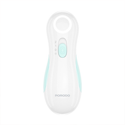 Porodo Lifestyle Baby Bail Trimmer, 360 Gentle Rotation, Integrated Night Light, Ergonomic Design, Storage Box, Interchangeable Heads