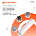 Porodo Lifestyle Cordless Portable Foot Callus Remover, 2000 mAh Battery  Specifications