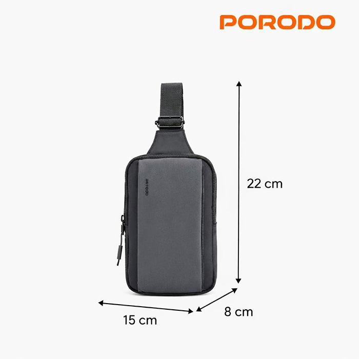 Waterproof cross body sling bag, compact travel sling bag with adjustable strap for daily use Qatar