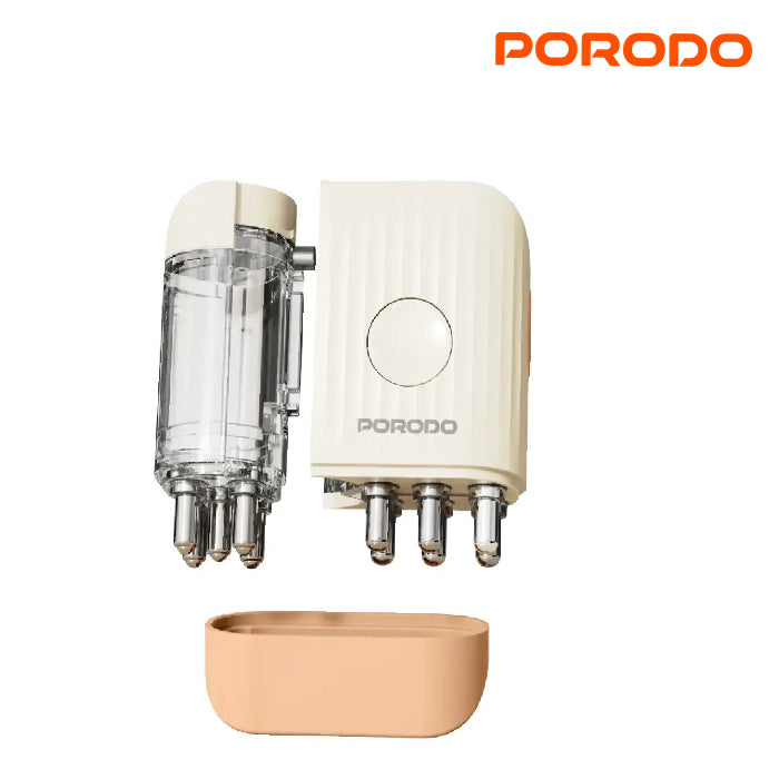 Porodo Lifestyle EMS & Red Light Hair Oil Applicator Scalp Massage - Beige
