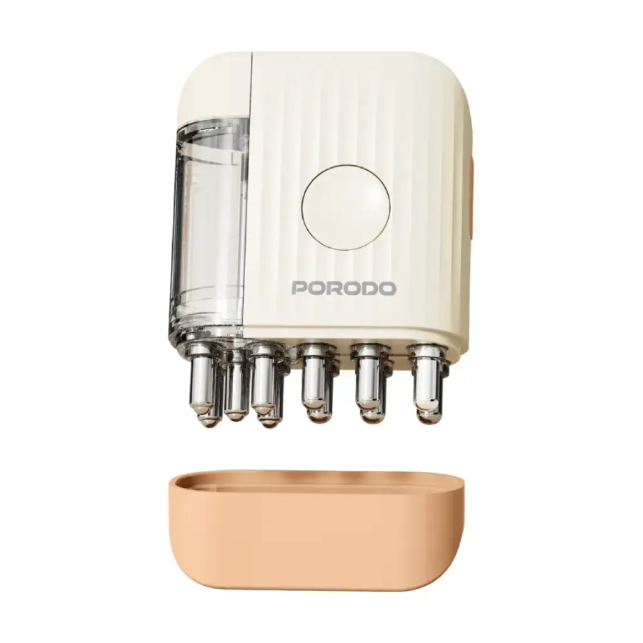 Porodo Lifestyle EMS & Red Light Hair Oil Applicator Scalp Massage Hair Roots Rejuvenation

