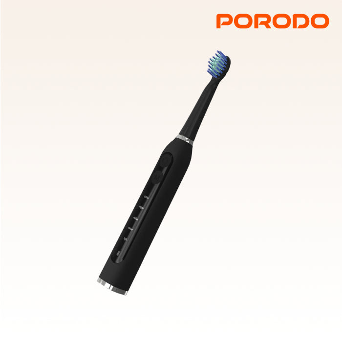 Porodo Lifestyle Electric Toothbrush provides effective oral care with five cleaning modes Black