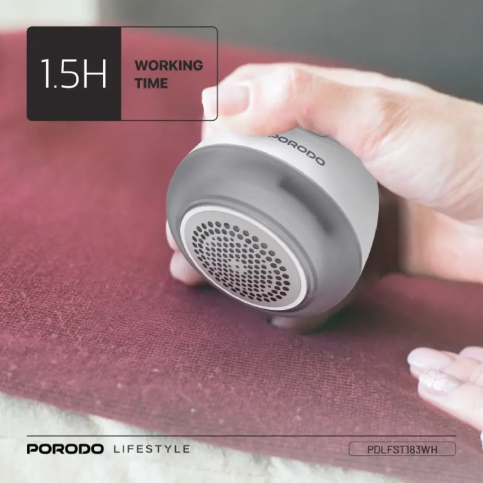 Porodo Lifestyle Fabric Shaver Lint & Bobbles Remover 1.5H Working Time
