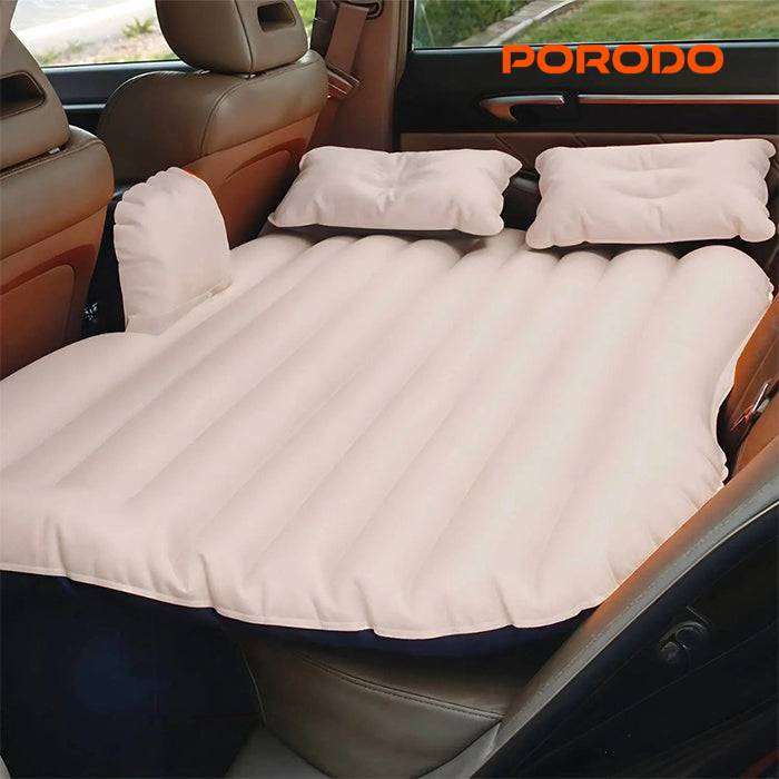 Porodo Lifestyle Inflatable Car Mattress with Automatic Pump, 200kg Load Capacity Homesouq Qatar