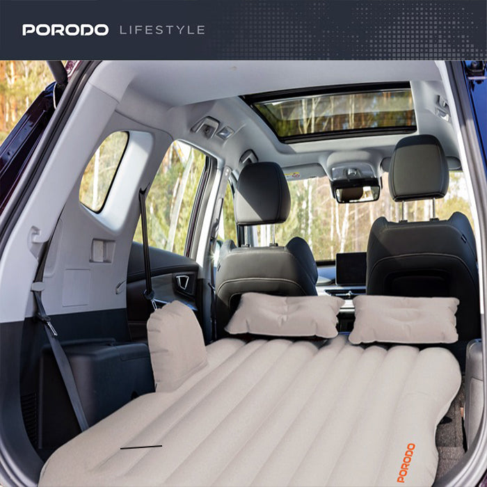 Porodo Lifestyle Inflatable Car Mattress with Automatic Pump, 200kg Load Capacity Outdoor Festival

