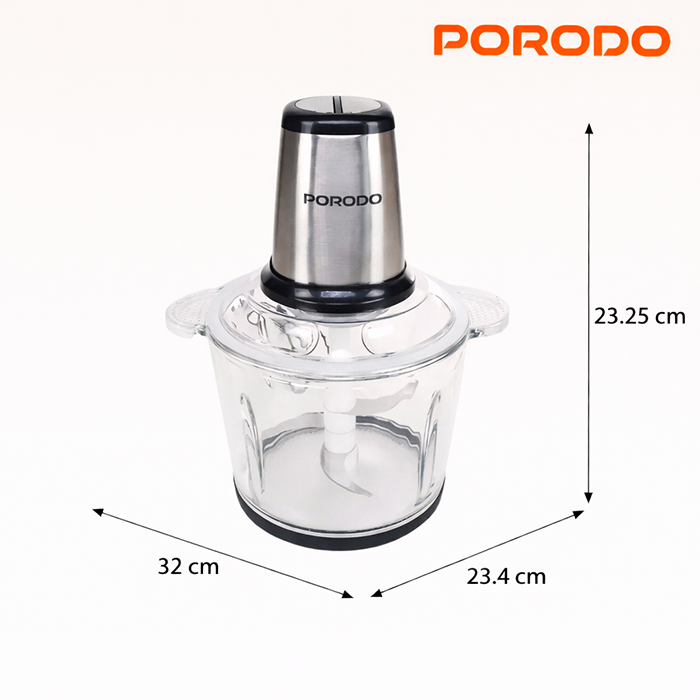 Electric chopper for chopper meat prep and vegetables, compact electric kitchen chopper with stainless blades Qatar