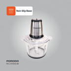 Porodo Lifestyle Meat and Vegetable Electric Food Chopper Non slip base