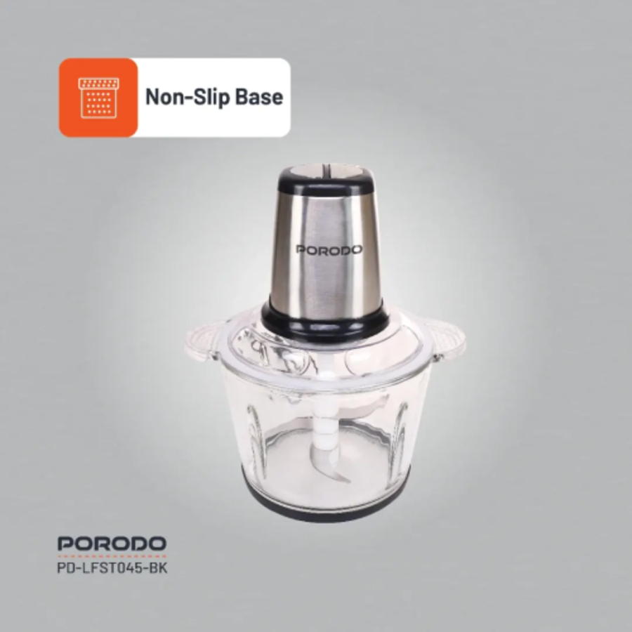 Porodo Lifestyle Meat and Vegetable Electric Food Chopper Non slip base