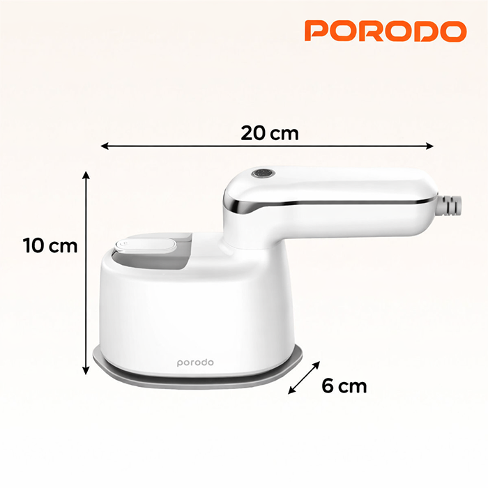 Portable steaming iron with compact design, handheld mini steam press iron for quick wrinkle removal at home or travel Qatar