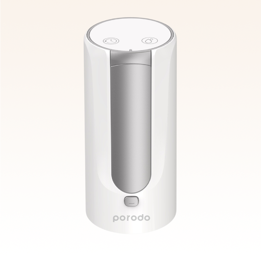 Porodo Lifestyle Portable Water Pump Digital Display And Touch Control- White
