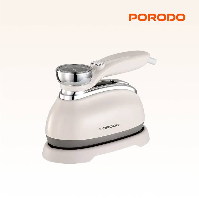 Porodo Lifestyle Retro Thermometer Steam & Heat Iron - White Homesouq Qatar