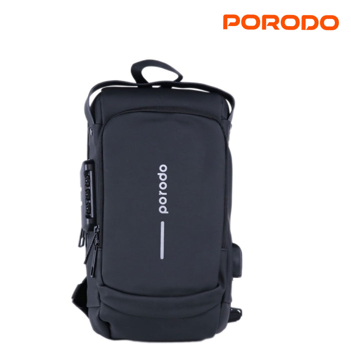 Porodo Lifestyle Water-Proof Oxford Fanny Pack With USB-A Port

