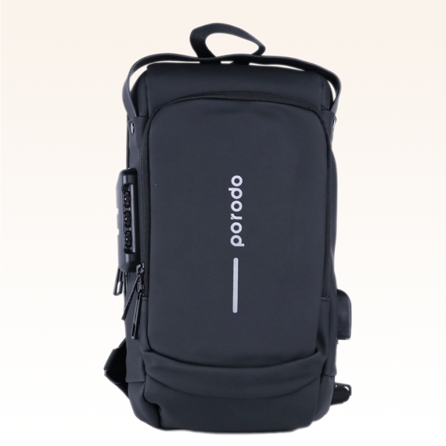 Porodo Lifestyle Water-Proof Oxford Fanny Pack With USB-A Port
