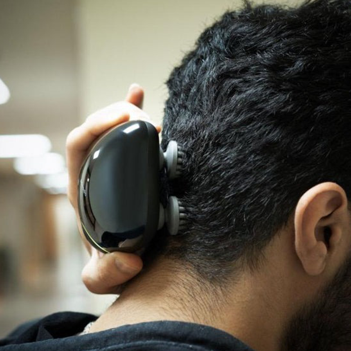  Porodo Scalp Massager helps prevent hair loss and promote healthier hair growth rotating technology