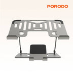 Porodo Smart Folding Stand offers sturdy, ergonomic support for laptops and tablets