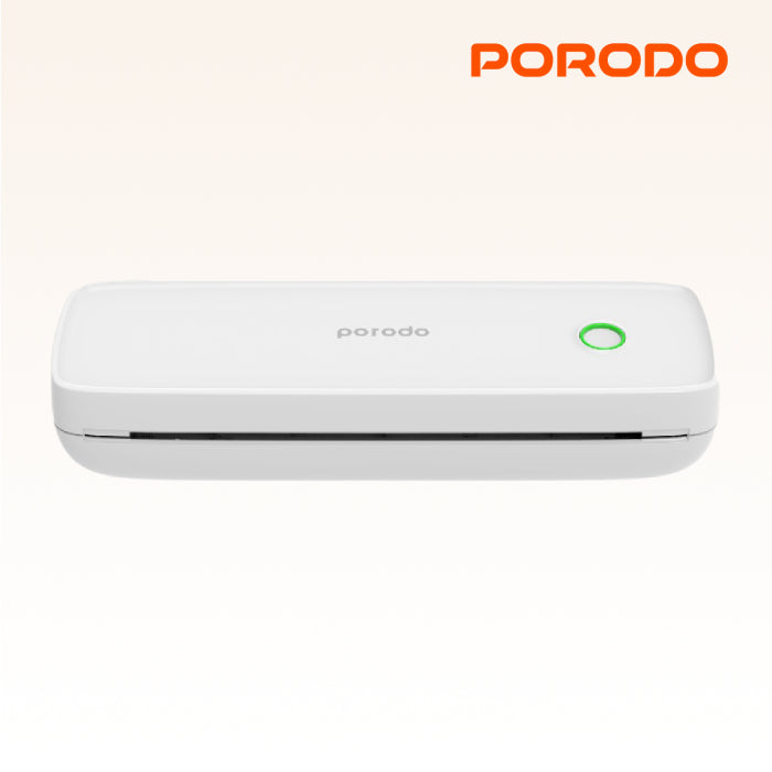 Porodo Smart Thermal Printer is compact and cartridge-free with 203 DPI resolution