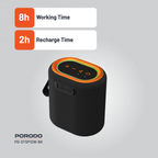 Porodo Soundtec Rave Speaker delivers powerful sound with a 12W output, 8-hour playtime Multi-Band Equalizer
