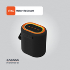 Porodo Soundtec Rave Speaker delivers powerful sound with a 12W output, 8-hour playtime water resistant