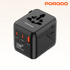 Porodo Universal Travel GaN Quick Charger - Black
