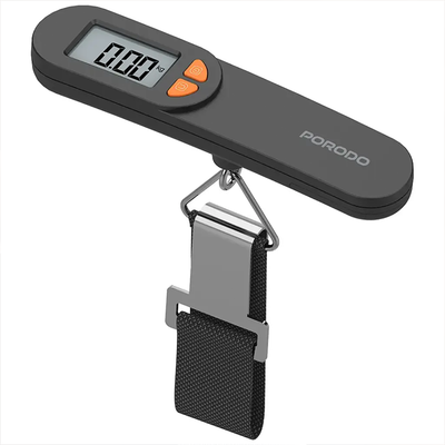 Porodo lifestyle luggage scale with digital display and strap for travel bags in Qatar