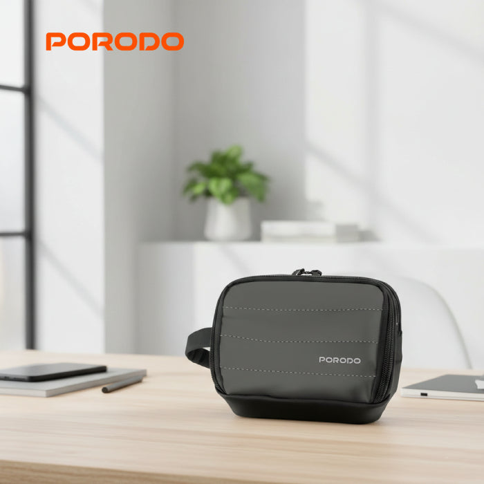 Porodo bag style pouch designed as an organizer pouch for daily use – Homesouq Qatar