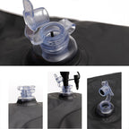 Portable Travel Inflatable Car Bed - Foldable Mattress with Pillows, Head Guard and Pumping