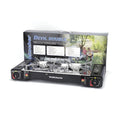Portable gas stove for camping with sturdy outdoor stove design, easy to carry and use by Homesouq Qatar