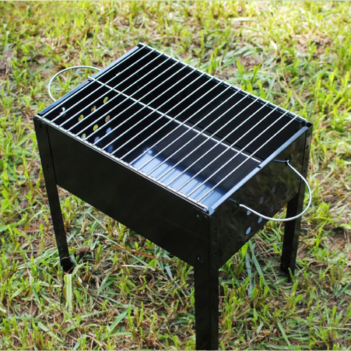 Portable charcoal barbecue grill for camping, durable outdoor barbecue grill by Homesouq Qatar