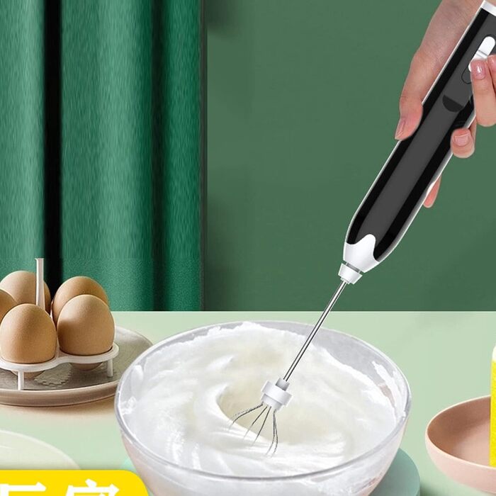 Portable Electric Milk Frother Handheld,Rechargeable, 3 Gears, Multifunctional Coffee Frother