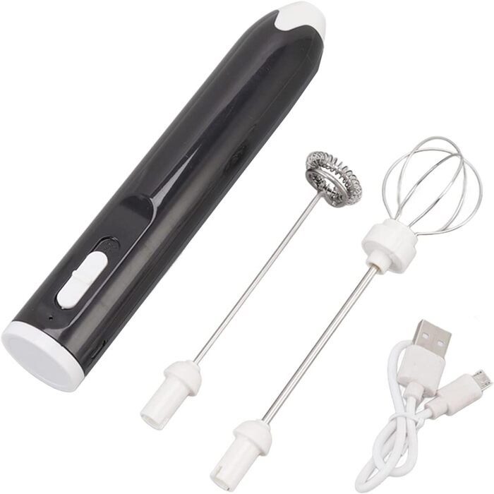 Portable Electric Milk Frother Handheld,Rechargeable, 3 Gears, Multifunctional Coffee Frother Portable & Stylish