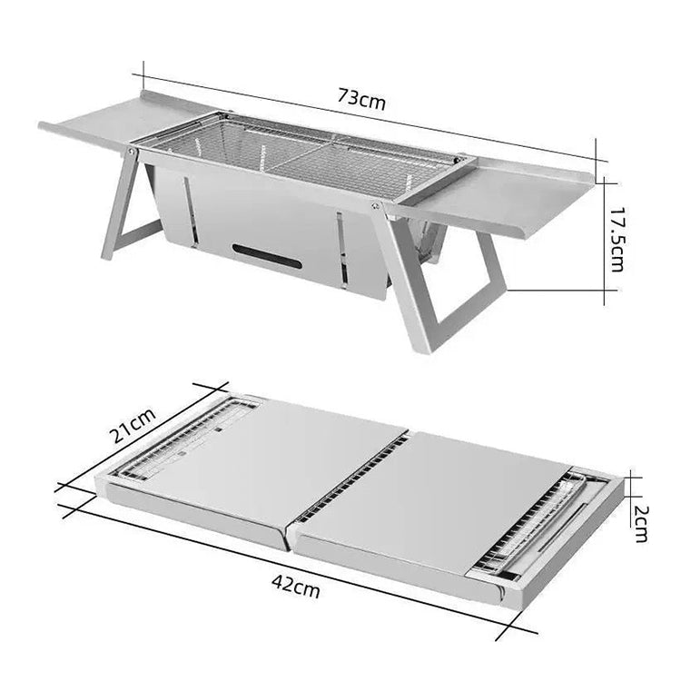 Portable Heavy Duty BBQ Grill Rack1 Dimensions